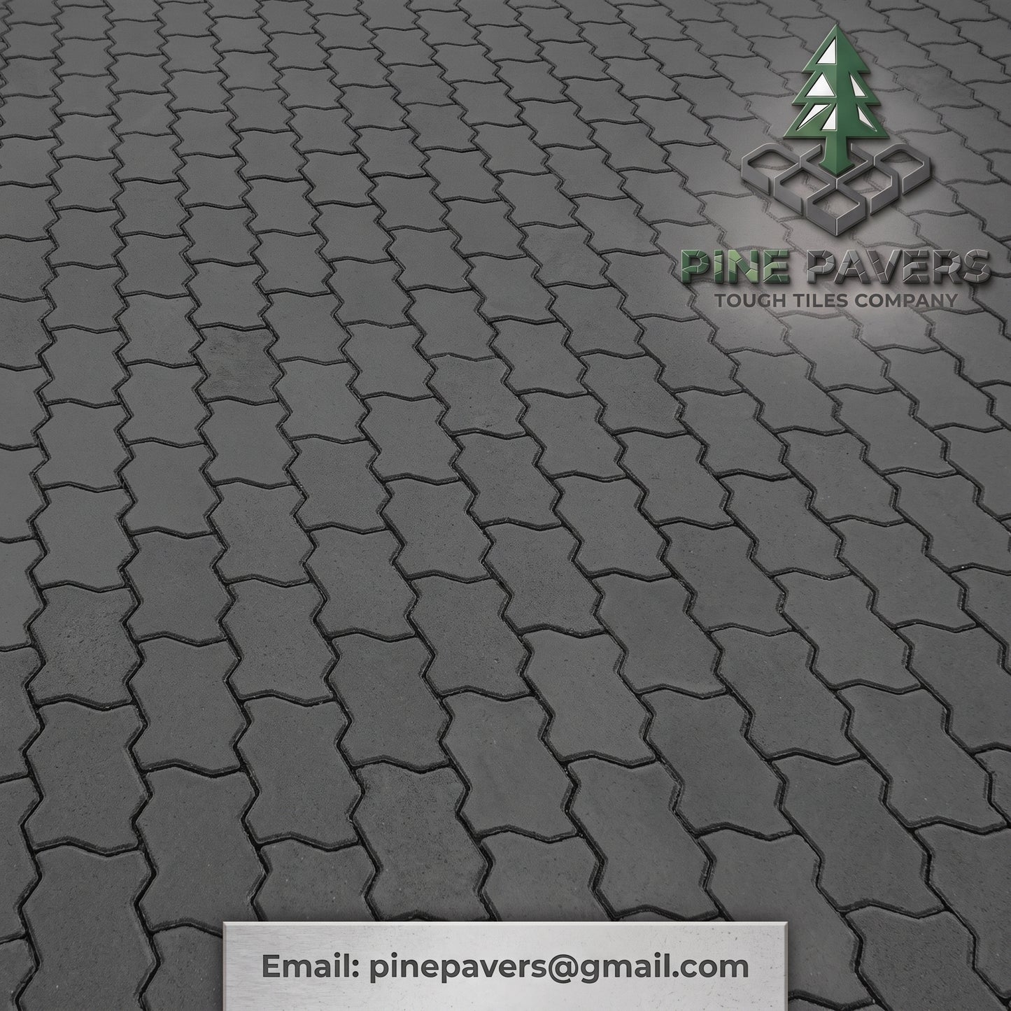 Floor Titles Grey Geometric